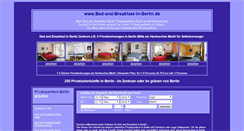 Desktop Screenshot of bed-and-breakfast-in-berlin.de